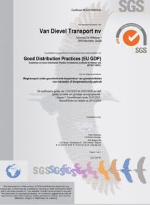 GDP certificaat Van dievel